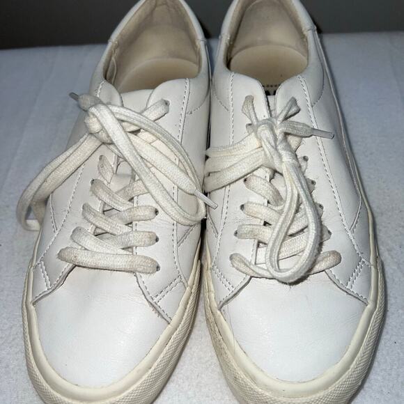Madewell womens Sidewalk Low-Top Sneakers in white size 6 - Picture 10 of 11